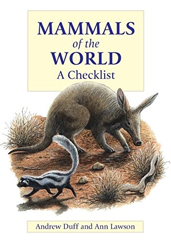 Stock image for Mammals of the World Checklist for sale by SecondSale