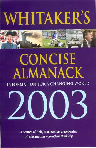 Stock image for Whitaker's Concise Almanack 2003 for sale by WorldofBooks