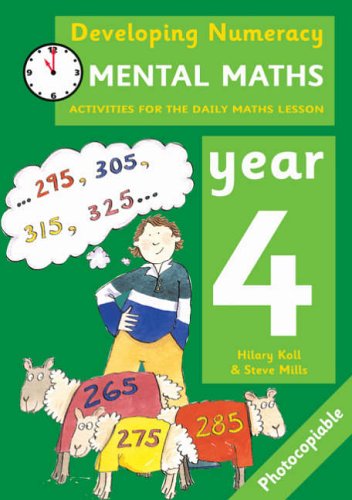 Beispielbild fr Developing Numeracy: Mental Maths Year 4: Activities for the Daily Maths Lesson zum Verkauf von WorldofBooks