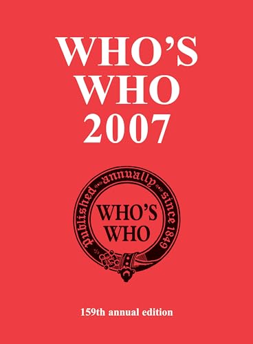 Who's Who 2007 (Whos Who) (9780713675276) by A&C Black