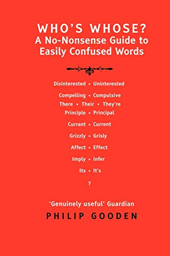 9780713676426: Who's Whose?: A No-nonsense Guide to Easily Confused Words?