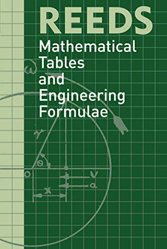 Stock image for Reeds Matematical Tables and Engineering Formulae for sale by Spiritwood Books