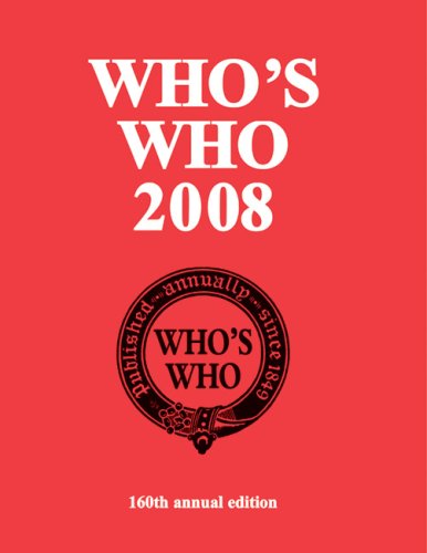 Who's Who 2008 & Online Voucher (9780713685503) by A&C Black