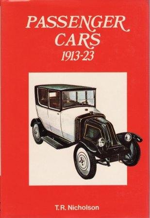 9780713705744: Passenger cars, 1913-23, (Cars of the world in colour)