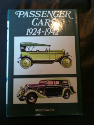 Beispielbild fr Passenger Cars, 1924-42 (Cars of the World in Colour) zum Verkauf von WorldofBooks