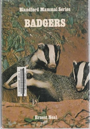 Stock image for Badgers (Blandford mammal series) for sale by Bahamut Media