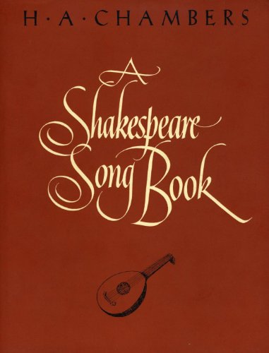 9780713715040: Shakespeare Song Book