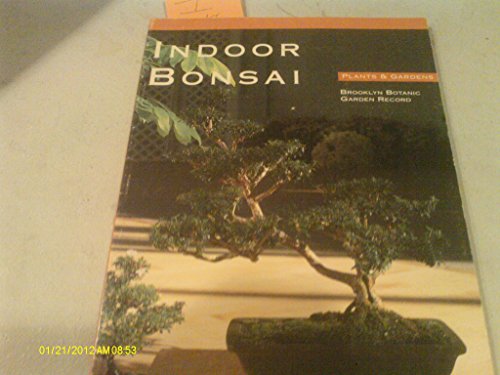 Beispielbild fr Indoor Bonsai zum Verkauf von SecondSale