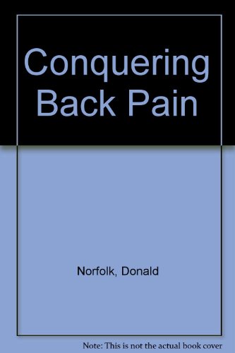 Stock image for Conquering back pain for sale by Pomfret Street Books