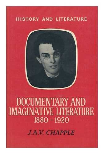 Beispielbild fr Documentary and Imaginative Literature, 1880-1920 zum Verkauf von Conover Books