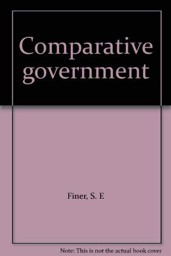 Imagen de archivo de Comparative Government a la venta por WorldofBooks