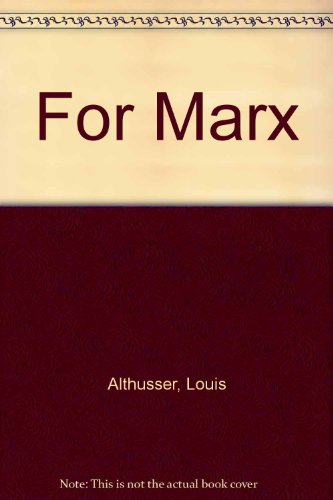 9780713901092: For Marx