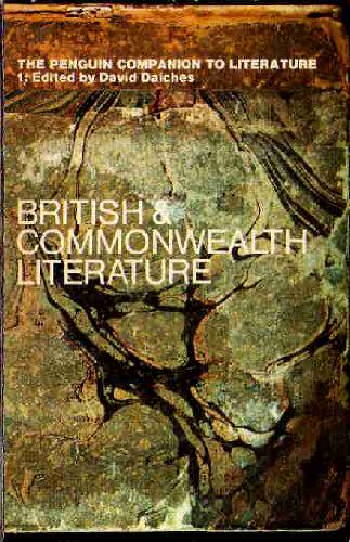 The Penguin companion to literature : Britain and Commonwealth