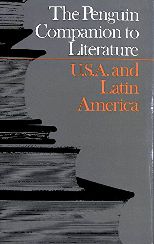 Stock image for Penguin Companion to Literature: U.S.A.and Latin America v. 3 for sale by WorldofBooks