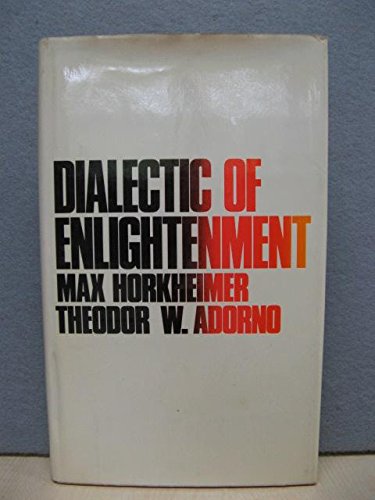 Beispielbild fr Dialectic of enlightenment zum Verkauf von Phatpocket Limited