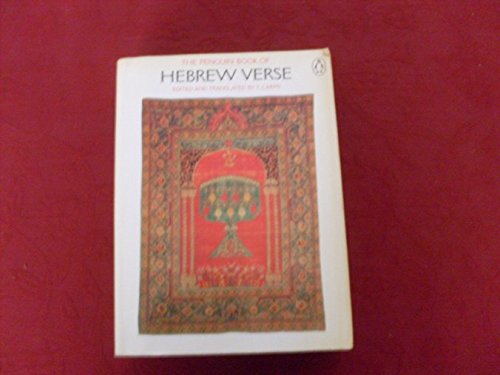 9780713911572: The Penguin Book of Hebrew Verse