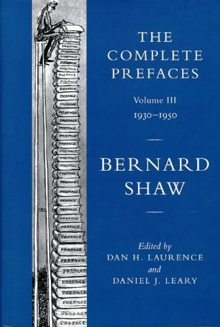 Imagen de archivo de The Complete Prefaces,Volume.3: 1930-1950: v. 3 a la venta por WorldofBooks