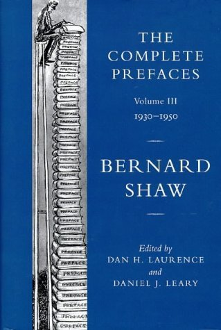 9780713990584: The Complete Prefaces,Volume.3: 1930-1950: v. 3