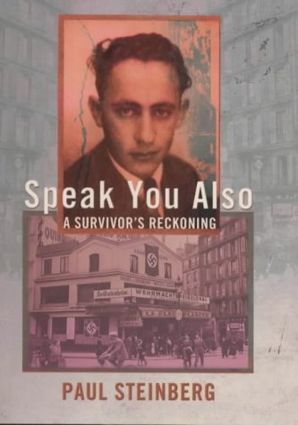 Imagen de archivo de Speak You Also: A Survivor's Reckoning a la venta por WorldofBooks
