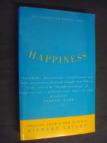 9780713997699: Happiness: Lessons from a New Science (Second Edition)
