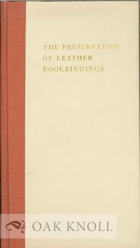 9780714102276: Preservation of Leather Bookbindings