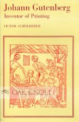 Imagen de archivo de Johann Gutenberg: The Inventor of Printing. a la venta por Plurabelle Books Ltd