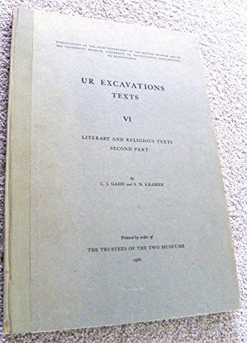 Ur Excavations: Literary and Religious Texts v.6 (9780714110592) by C J Gadd