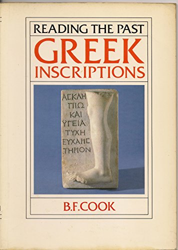 Stock image for Greek Inscriptions for sale by Better World Books: West