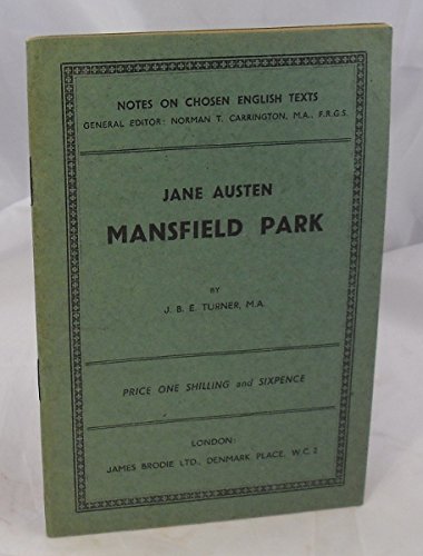 9780714200705: Jane Austen's "Mansfield Park"