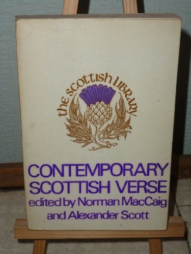 Beispielbild fr Contemporary Scottish Verse zum Verkauf von Merandja Books