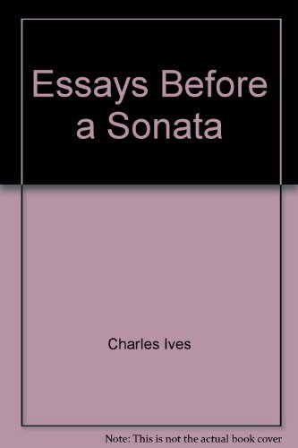 9780714502199: Essays Before a Sonata