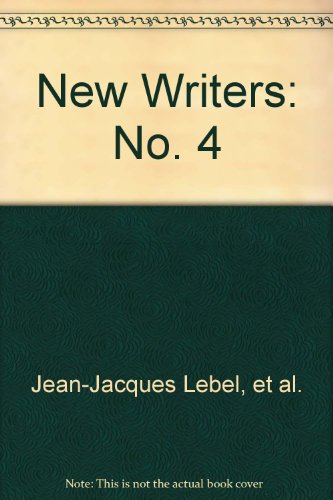 9780714504025: New Writers: No. 4