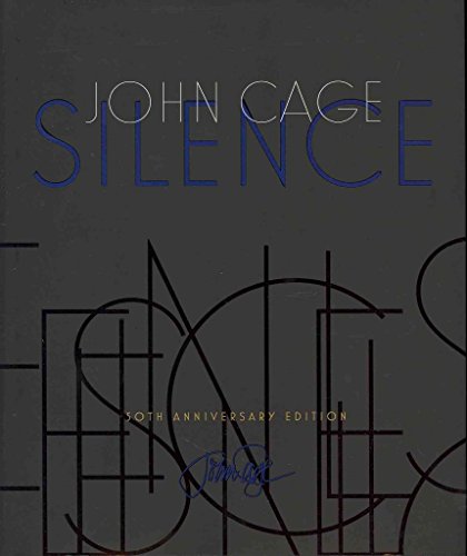 9780714505268: Silence: Lectures and Writings