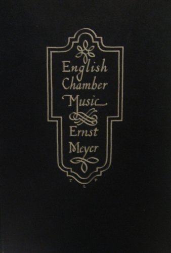 Early English Chamber Music : From the Middle Ages to Purcell