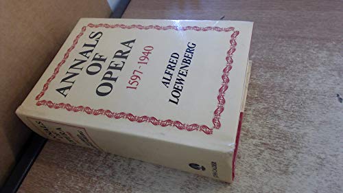 Stock image for Annals of Opera for sale by Better World Books Ltd