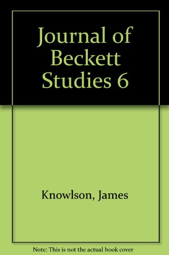 Stock image for Journal of Beckett Studies 6 for sale by sharmanart