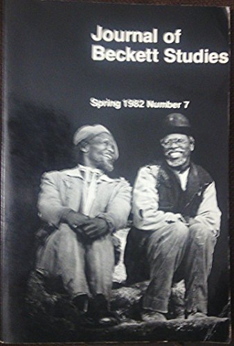 Imagen de archivo de Journal of Beckett Studies Spring 1982 Number 7 a la venta por sharmanart