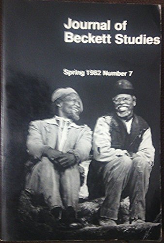 Stock image for Journal of Beckett Studies Spring 1982 Number 7 for sale by sharmanart