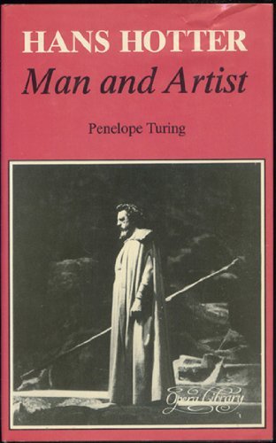 Beispielbild fr Hans Hotter: Man and Artist (Opera Library) zum Verkauf von WorldofBooks