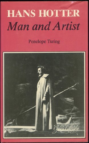 Stock image for Hans Hotter : Man and Artist for sale by Better World Books