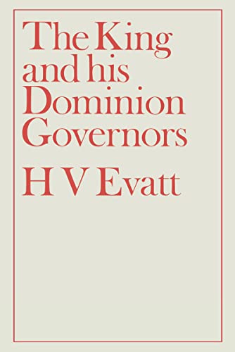 9780714614717: The King and His Dominion Governors, 1936