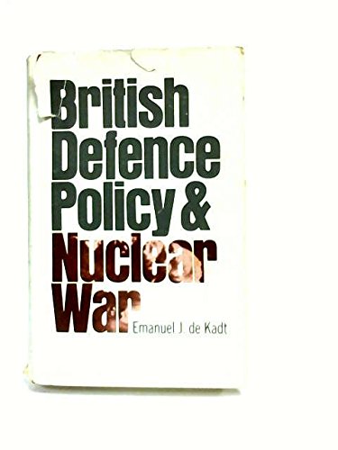 Stock image for British Defence Policy And Nuclear War for sale by GloryBe Books & Ephemera, LLC