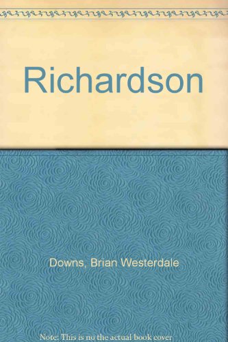 Imagen de archivo de Richardson a la venta por Hessay Books