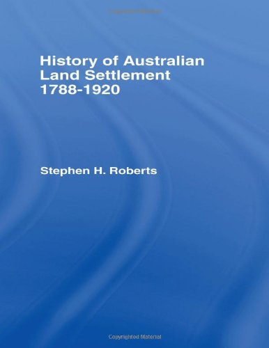 Stock image for History of Australian Land Settlement for sale by Chiron Media
