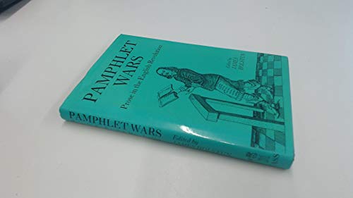 Beispielbild fr Holstun Pamphlet Wars : Prose in the English Revolution zum Verkauf von Better World Books