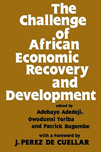 Imagen de archivo de The Challenge of African Economic Recovery and Development a la venta por Chiron Media