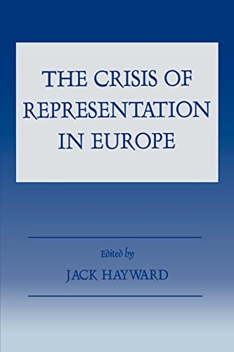 Stock image for The Crisis of Representation in Europe for sale by Blackwell's