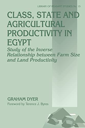 9780714642451: Class, State and Agricultural Productivity in Egypt (Library of Peasant Studies)