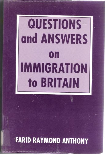 Beispielbild fr Questions and Answers on Immigration in Britain zum Verkauf von WorldofBooks