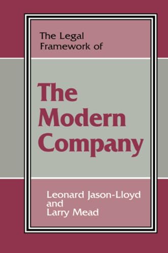 Stock image for The Legal Framework of the Modern Company for sale by Blackwell's